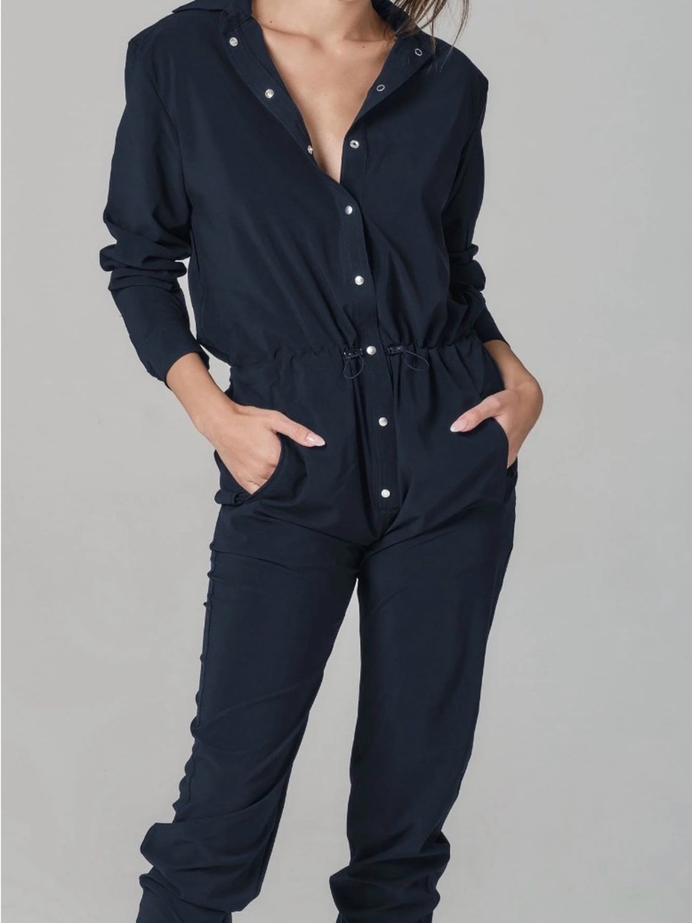 925 Fit I Will Survive Dress Navy Blue Medium New Without Tags Formal